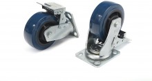 HBM Profi svinghjul med bremse - 4 stk, 125 mm, max. 350 kg. HBM Profi svinghjul med bremse - 4 stk, 125 mm, max. 350 kg.