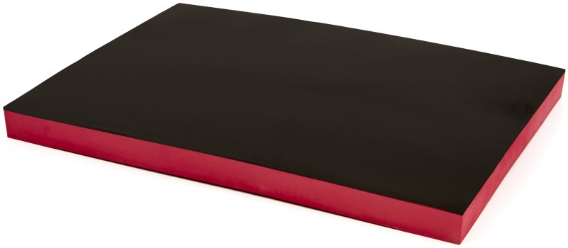 HBM Foam Inlay 585 x 410 x 40 mm voor gereedschapswagen - EVA schuim, zwart
