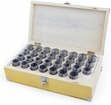 HBM 31-delige 5-C spantangenset hele maten HBM 31-delige 5-C spantangenset hele maten