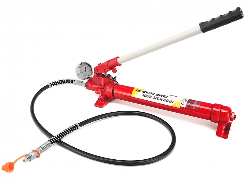 HBM 10 Ton Hydraulische Pomp met Manometer, 700 Bar, BSP 1/2 Aansluiting