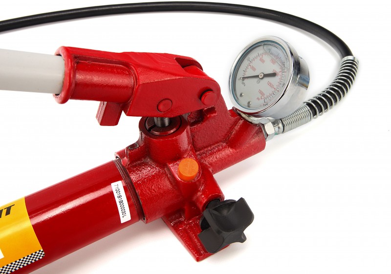 HBM 10 Ton Hydraulische Pomp met Manometer, 700 Bar, BSP 1/2 Aansluiting