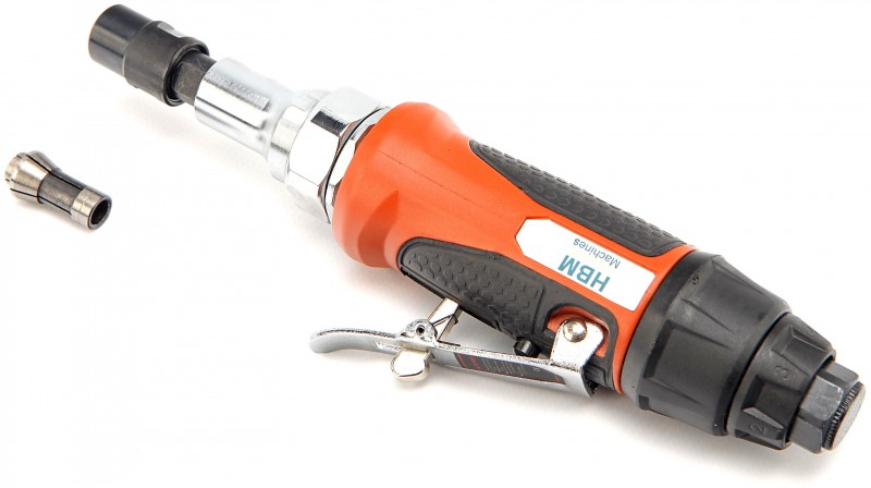 HBM Profi variabel pneumatisk stiftsliber 25 mm hals, 25.000 rpm, 6 bar, 115 l/min, 320 g