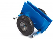 HBM platenroller 250 kg – traploos verstelbaar, heavy-duty stalen constructie, klembereik 0-23 cm