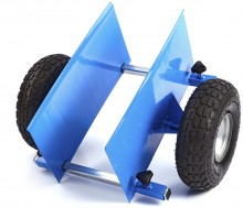 HBM platenroller 250 kg – traploos verstelbaar, heavy-duty stalen constructie, klembereik 0-23 cm