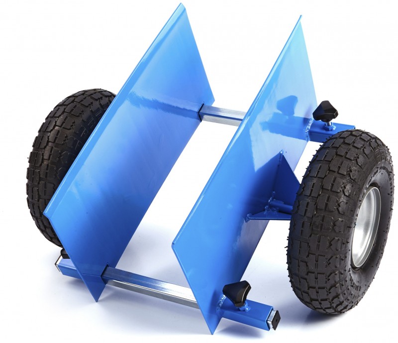 HBM platenroller 250 kg – traploos verstelbaar, heavy-duty stalen constructie, klembereik 0-23 cm