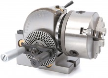 HBM BS-0 Verdeelapparaat Set met 125 mm 3-klauwplaat, 100 mm