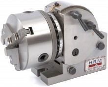 HBM BS-0 Verdeelapparaat Set met 125 mm 3-klauwplaat, 100 mm