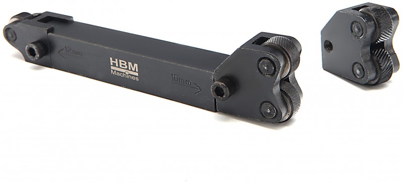 HBM Riflet værktøj med 3 hoveder HBM Riflet værktøj med 3 hoveder