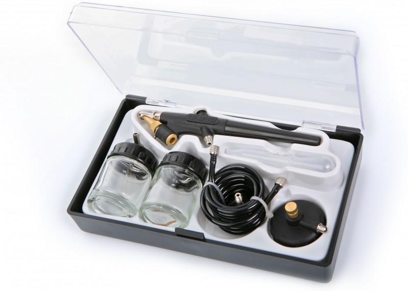 HBM BD 138 Airbrushpistol med Bæger 22 cm³, BSP 3/32 inch.
