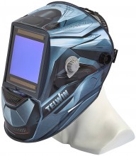 Telwin Vantage XXL Zelfdimmende Lashelm Grijs, Autoweld, 4 ARC Sensoren, DIN 4-13, Kijkvenster 100x93 mm