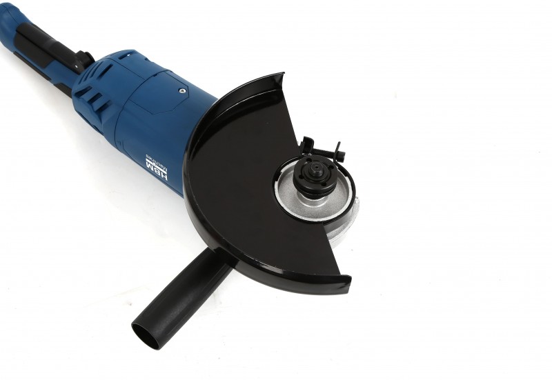 HBM 230 mm Profi Vinkelsliber 2400 W med Drejeligt Håndtag, M14, 6600 rpm til Metal.