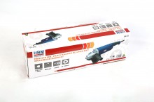 HBM 230 mm Profi Vinkelsliber 2400 W med Drejeligt Håndtag, M14, 6600 rpm til Metal.