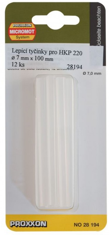 Proxxon Lijmsticks voor HKP 220 - 7 mm - 12 stuks