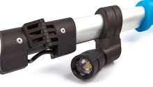 HBM 215 mm wand- en plafondschuurmachine 750 W met LED-lamp
