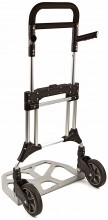 HBM sammenklappelig sækkevogn 250 kg med håndtag, 2 hjul, sammenklappelig, 60 cm bred, 122 cm høj.
