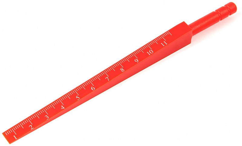 HBM carrosserie meetwig / sponningmeter - millimeter, ABS
