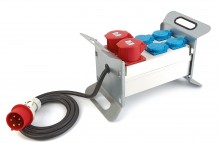 HBM 2 x 400 Volt en 4 x 230 Volt verdeelblok
