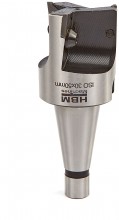 HBM ISO30 Vlakfrees 50 mm met HM Wisselplaten voor Aluminium, Metaal en Staal