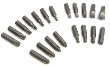 HBM 20-delige bitset voor slagschroevendraaier - Sleufkop, Hex, Philips, Torx, met opbergkoffer
