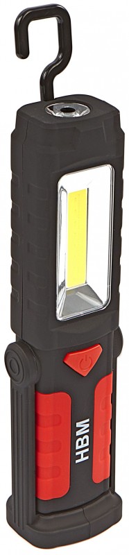 HBM LED 3-in-1 magnetische zaklamp 220 lm draagbaar AA batterij 110 x 40 x 50 mm