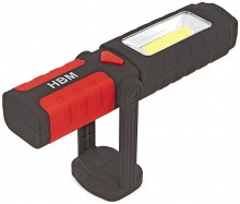 HBM LED 3-in-1 magnetische zaklamp 220 lm draagbaar AA batterij 110 x 40 x 50 mm