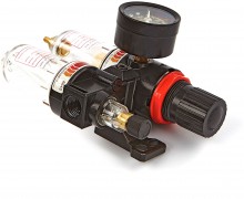 HBM Affugter, Trykregulator og Olieforstøver Model 2, 10 Bar, 16 x 9 x 6 cm.
