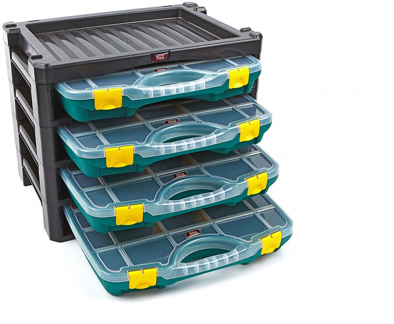 Tayg Assortimentsboks Multibox 3 Grøn