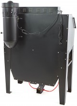 HBM straalcabine SBC 420/500 met afzuiging, 8 bar, 150 kg, zwart