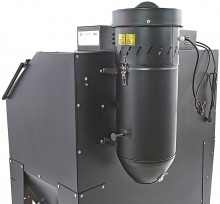 HBM straalcabine SBC 420/500 met afzuiging, 8 bar, 150 kg, zwart