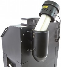 HBM straalcabine SBC 420/500 met afzuiging, 8 bar, 150 kg, zwart