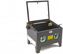 HBM SBC 90 Straalcabine Zwart 57 x 48 x 36 cm 5,5 bar 260 l/min