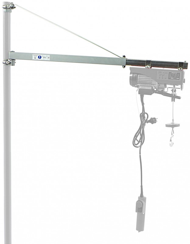 HBM svingarm til elektrisk talje 600 kg 110 cm 75 cm 48 mm