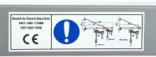 HBM svingarm til elektrisk talje 600 kg 110 cm 75 cm 48 mm