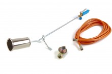 CFH Brander 60 mm met slang 5 meter, drukregelaar en spaarvlamhendel