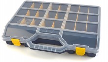 Tayg Multibox 3 Assortimentsdoos Blauw 530 x 376 x 430 mm, geschikt voor gereedschapswand, leeg