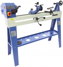 HBM 1100 Variabel trædrejebænk med kopiudstyr, 1000 mm, 35 cm, 750 W, 230 V.