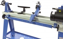HBM 1100 Variabel trædrejebænk med kopiudstyr, 1000 mm, 35 cm, 750 W, 230 V.