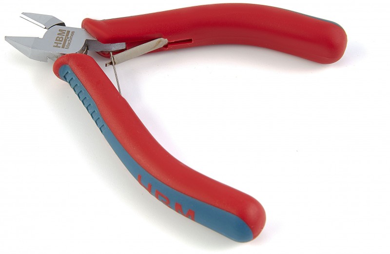 HBM Professionel 115 mm Præcisions sideskævbider med smal næb, 12,5 mm næblængde, sideskærer.