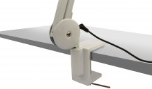 HBM LED verstelbare loeplamp 3800 lumen 81 leds dimbaar met tafelklem 127 mm lens 1,75x vergroting
