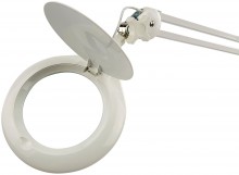 HBM LED verstelbare loeplamp 3800 lumen 81 leds dimbaar met tafelklem 127 mm lens 1,75x vergroting
