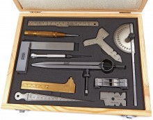 HBM 11-delige meetgereedschap en aftekenset
