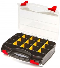 HBM Profi Assortimentsæske Dobbeltzijdet 31 x 26 x 7,5 cm, 32 Rum, Polypropylen, Egnet til Værktøjsvæg. HBM Profi Assortimentsæske Dobbeltzijdet 31 x 26 x 7,5 cm, 32 Rum, Polypropylen, Egnet til Værktøjsvæg.