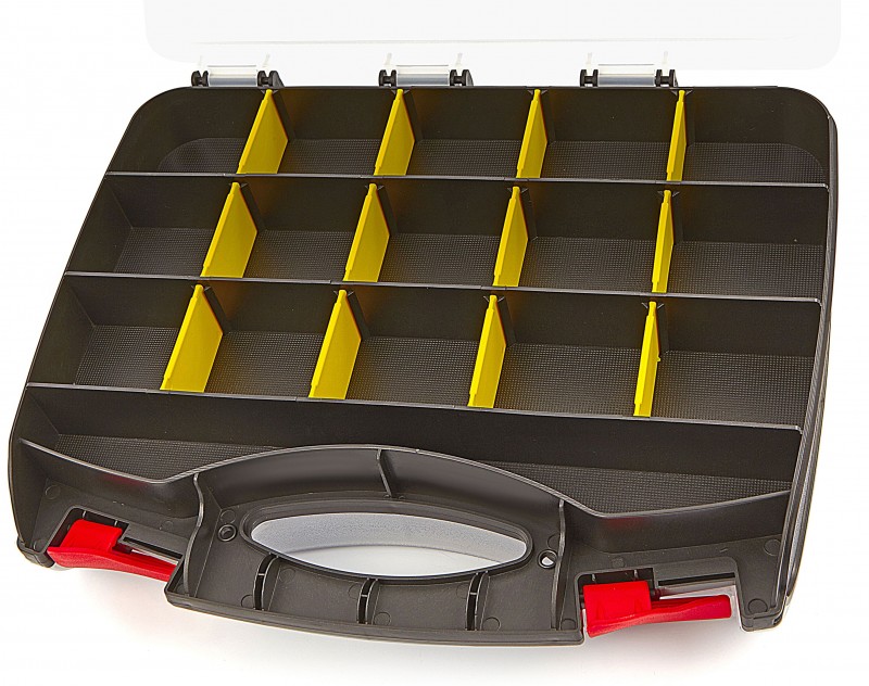 HBM Profi Assortimentsæske Dobbeltzijdet 31 x 26 x 7,5 cm, 32 Rum, Polypropylen, Egnet til Værktøjsvæg. HBM Profi Assortimentsæske Dobbeltzijdet 31 x 26 x 7,5 cm, 32 Rum, Polypropylen, Egnet til Værktøjsvæg.