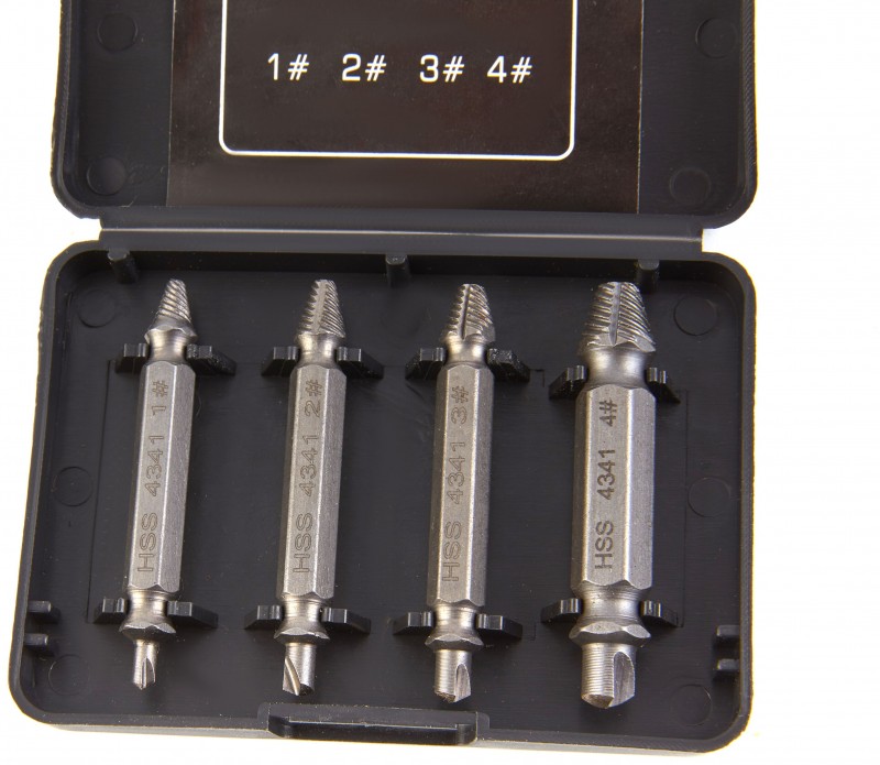 HBM 4-delige Dolle Schroeven Removerset
