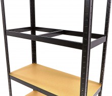 HBM stellingkast 5 planken x 35 kg, 2-delig, 40 x 90 x 180 cm, MDF