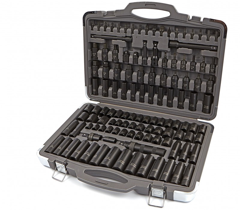 HBM 119-delt professionelle kraftdoppesæt metriske og inch størrelser HBM 119-delt professionelle kraftdoppesæt metriske og inch størrelser