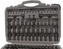HBM 119-delt professionelle kraftdoppesæt metriske og inch størrelser HBM 119-delt professionelle kraftdoppesæt metriske og inch størrelser