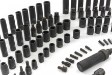 HBM 119-delt professionelle kraftdoppesæt metriske og inch størrelser HBM 119-delt professionelle kraftdoppesæt metriske og inch størrelser