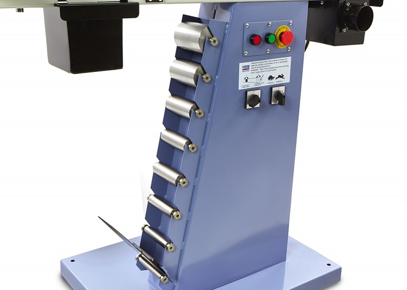 HBM 2-in-1 Pijpuitslijpmachine 20-76 mm Compleet met 7 Rollen, 3300 W, 400 V, voor Metaal
