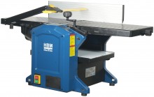 HBM 12 inch Kombi- og tykkelseshøvl 1800 W 230 V 8500 rpm 10 cm slangeforbindelse startbeskyttelse